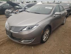 Salvage cars for sale at Elgin, IL auction: 2016 Lincoln MKZ Hybrid