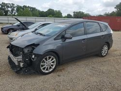 Salvage cars for sale at Theodore, AL auction: 2012 Toyota Prius V