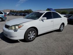 Salvage cars for sale from Copart Las Vegas, NV: 2004 Toyota Camry LE