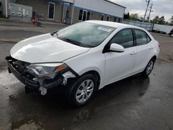 Salvage cars for sale at New Britain, CT auction: 2014 Toyota Corolla L