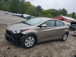 Salvage cars for sale from Copart Mendon, MA: 2016 Hyundai Elantra SE