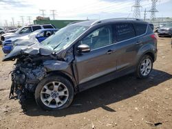Salvage cars for sale from Copart Elgin, IL: 2015 Ford Escape Titanium