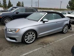 Salvage cars for sale at Rancho Cucamonga, CA auction: 2015 Audi A3 Premium