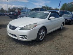Salvage cars for sale at East Granby, CT auction: 2008 Toyota Camry Solara SE