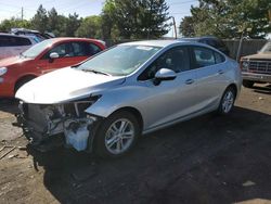 Salvage cars for sale from Copart Denver, CO: 2017 Chevrolet Cruze LT