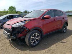 Salvage cars for sale at Columbia Station, OH auction: 2020 KIA Sportage LX