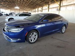 Salvage cars for sale at Phoenix, AZ auction: 2015 Chrysler 200 Limited