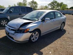 Salvage cars for sale at Elgin, IL auction: 2007 Honda Civic EX