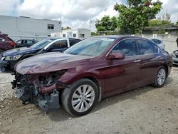 Vehiculos salvage en venta de Copart Opa Locka, FL: 2015 Honda Accord EX