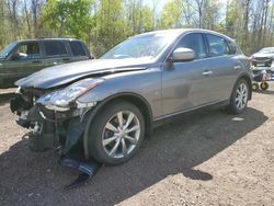 Salvage cars for sale from Copart Bowmanville, ON: 2015 Infiniti QX50