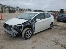 Salvage cars for sale from Copart Pekin, IL: 2012 Toyota Prius