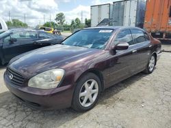 Salvage cars for sale at Bridgeton, MO auction: 2002 Infiniti Q45