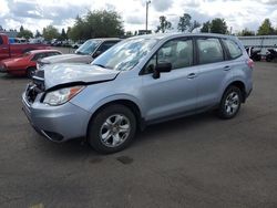 Salvage cars for sale at Woodburn, OR auction: 2014 Subaru Forester 2.5I