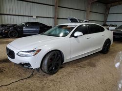 Salvage cars for sale from Copart Houston, TX: 2019 Volvo S90 T6 Inscription