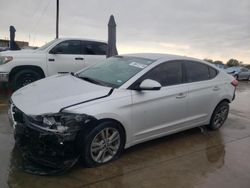 Vehiculos salvage en venta de Copart Grand Prairie, TX: 2018 Hyundai Elantra SEL