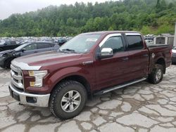 Ford salvage cars for sale: 2015 Ford F150 Supercrew