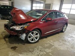Salvage cars for sale at Sandston, VA auction: 2017 Chevrolet Cruze Premier