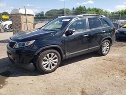 Salvage cars for sale at Chalfont, PA auction: 2015 KIA Sorento EX