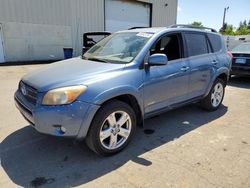 Salvage cars for sale at Woodburn, OR auction: 2007 Toyota Rav4 Sport