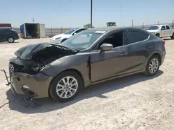 Salvage cars for sale from Copart Andrews, TX: 2016 Mazda 3 Sport