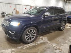 Jeep salvage cars for sale: 2018 Jeep Grand Cherokee Overland