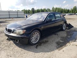 Salvage cars for sale from Copart Lumberton, NC: 2006 BMW 750 LI