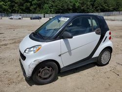 Smart Fortwo Pure salvage cars for sale: 2013 Smart Fortwo Pure