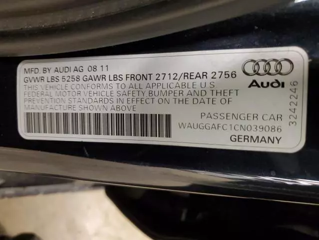2012 Audi A6 Premium Plus