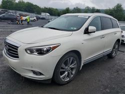 Salvage cars for sale from Copart Grantville, PA: 2015 Infiniti QX60