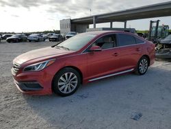 Salvage cars for sale from Copart West Palm Beach, FL: 2017 Hyundai Sonata Sport