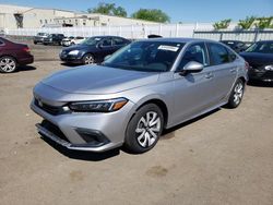 Honda salvage cars for sale: 2022 Honda Civic LX