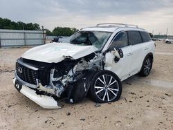 Salvage cars for sale at New Braunfels, TX auction: 2024 Infiniti QX60 Sensory