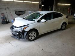 Salvage cars for sale at Angola, NY auction: 2018 KIA Forte LX