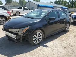 Salvage cars for sale at Wichita, KS auction: 2021 Toyota Corolla LE