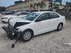 Salvage cars for sale at Opa Locka, FL auction: 2016 Volkswagen Jetta S