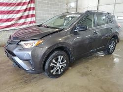 Salvage cars for sale at Columbia, MO auction: 2018 Toyota Rav4 LE