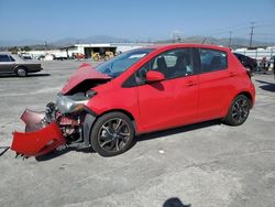 Salvage cars for sale from Copart Sun Valley, CA: 2016 Toyota Yaris L