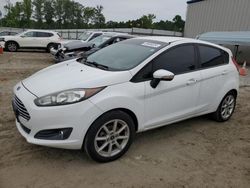 Salvage cars for sale at Spartanburg, SC auction: 2015 Ford Fiesta SE