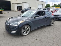 Salvage cars for sale at Woodburn, OR auction: 2012 Hyundai Veloster