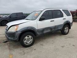 Vehiculos salvage en venta de Copart Grand Prairie, TX: 2002 Honda CR-V LX
