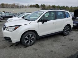 Salvage cars for sale at Exeter, RI auction: 2017 Subaru Forester 2.5I