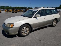 Salvage cars for sale from Copart Dunn, NC: 2002 Subaru Legacy Outback Limited