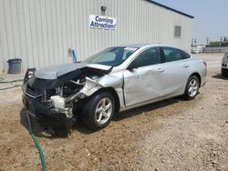 Salvage cars for sale at Mercedes, TX auction: 2018 Chevrolet Malibu LS