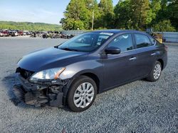Salvage cars for sale at Concord, NC auction: 2014 Nissan Sentra S