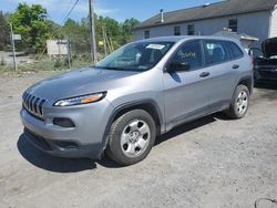 Jeep Cherokee Sport salvage cars for sale: 2016 Jeep Cherokee Sport