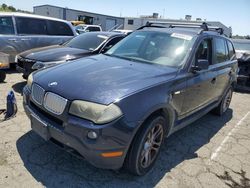 Salvage cars for sale from Copart Vallejo, CA: 2008 BMW X3 3.0SI