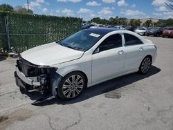 Salvage cars for sale from Copart Orlando, FL: 2018 Mercedes-Benz CLA 250