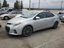 Salvage cars for sale at Rancho Cucamonga, CA auction: 2015 Toyota Corolla L