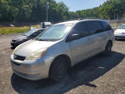 Salvage cars for sale at Finksburg, MD auction: 2004 Toyota Sienna CE