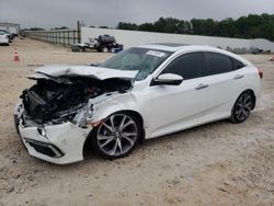Salvage cars for sale at New Braunfels, TX auction: 2019 Honda Civic Touring